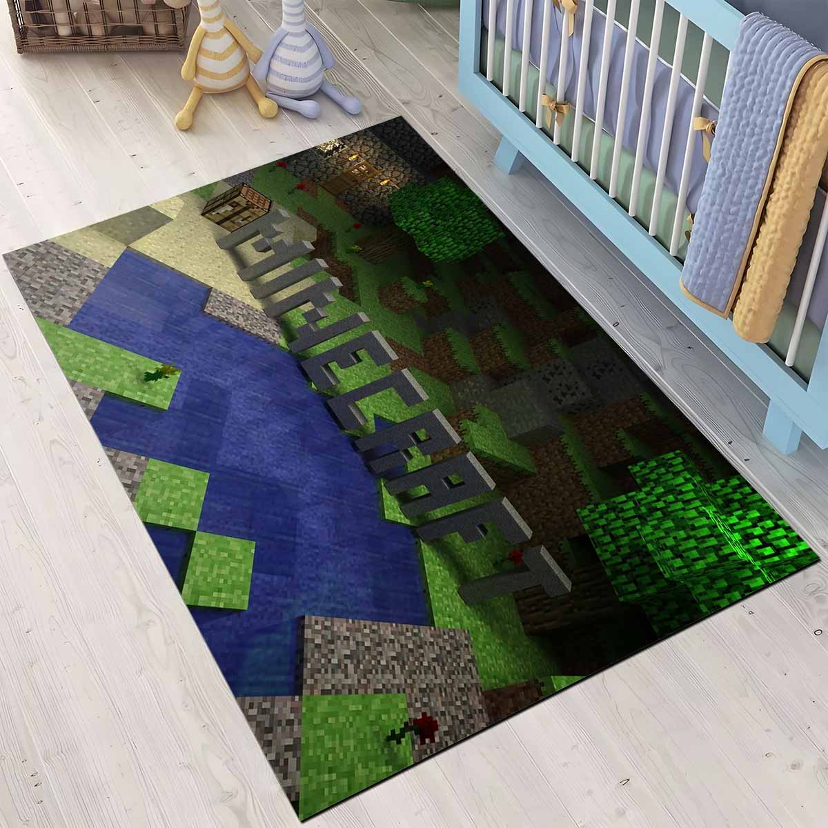 Minecraft In Der Natur Blcke Teppich 3