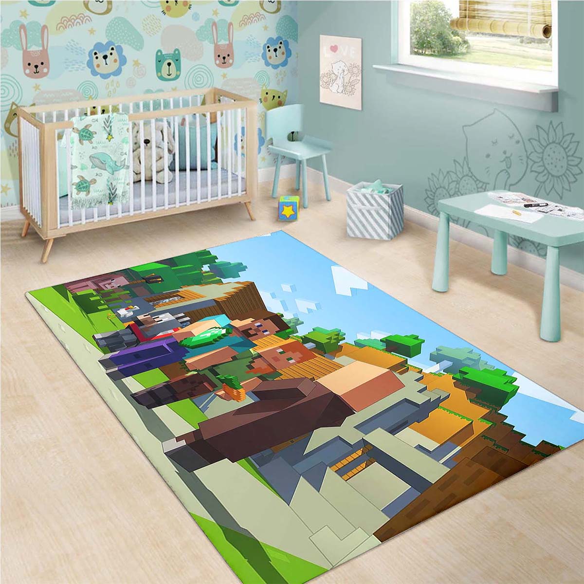 Minecraft Video Game Teppich Ver 1 3