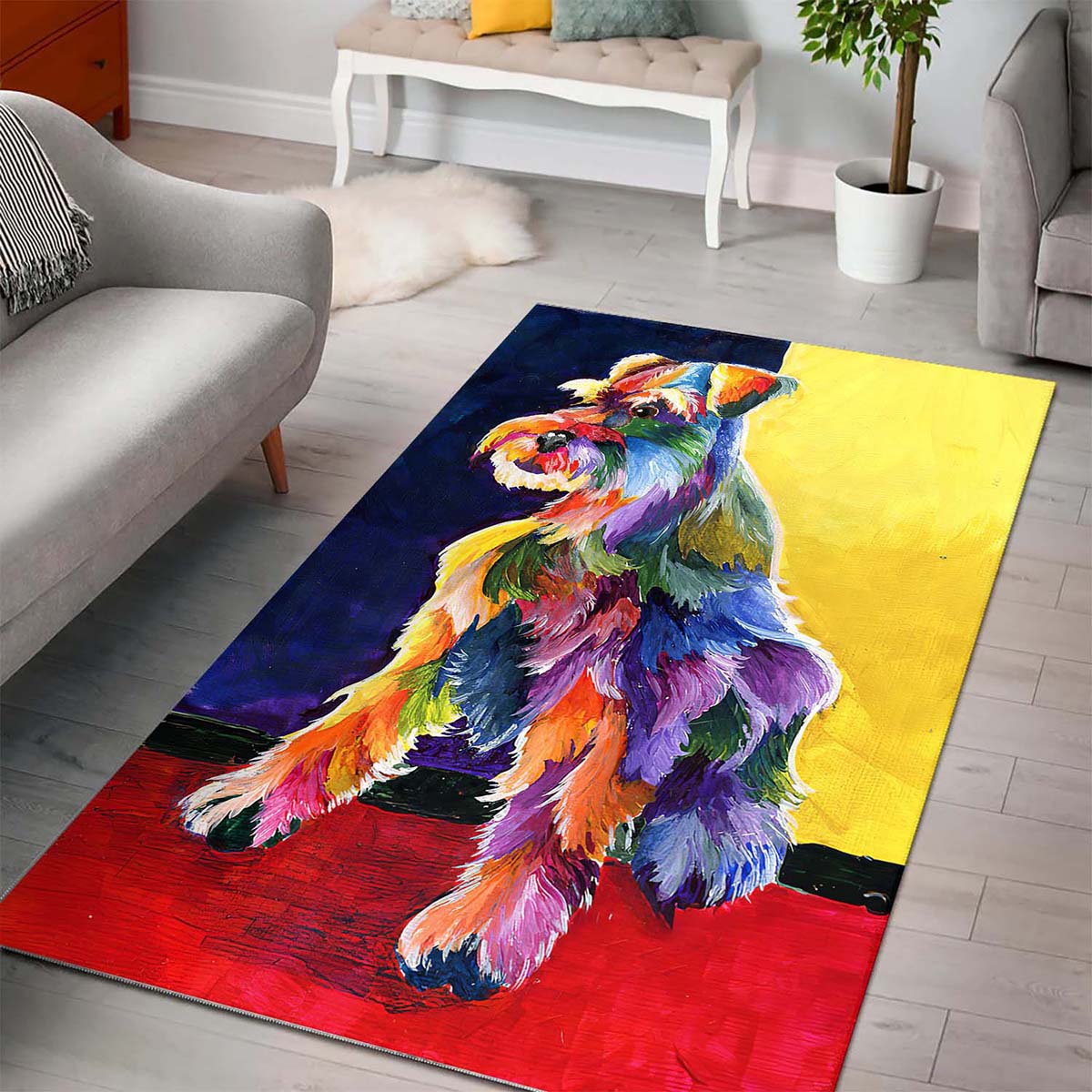 Miniature Schnauzer Dv2110191r Teppich 3