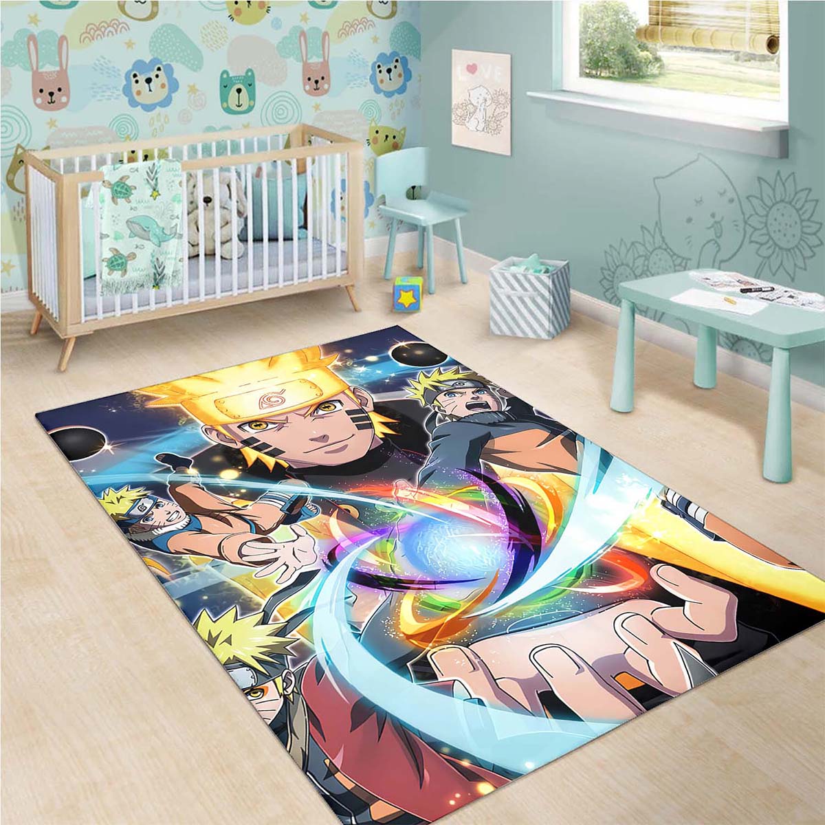 Naruto Rassengan Anime Teppich 3