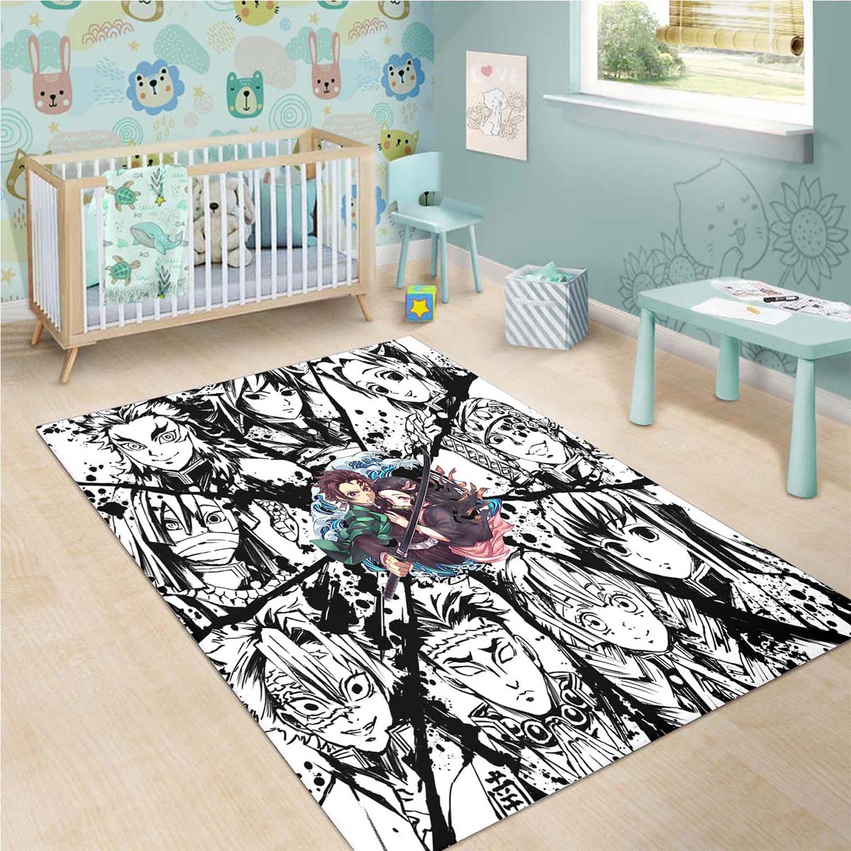 Nezuko Demon Slayer Anime 10 Teppich 3