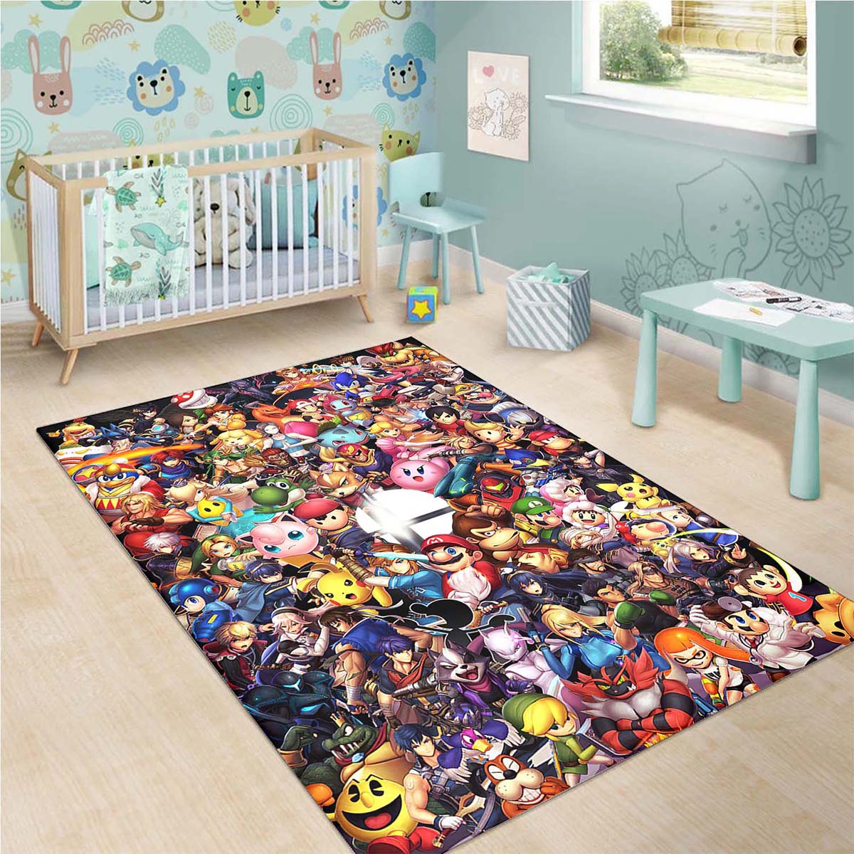 Nintendo All Character Teppich 3