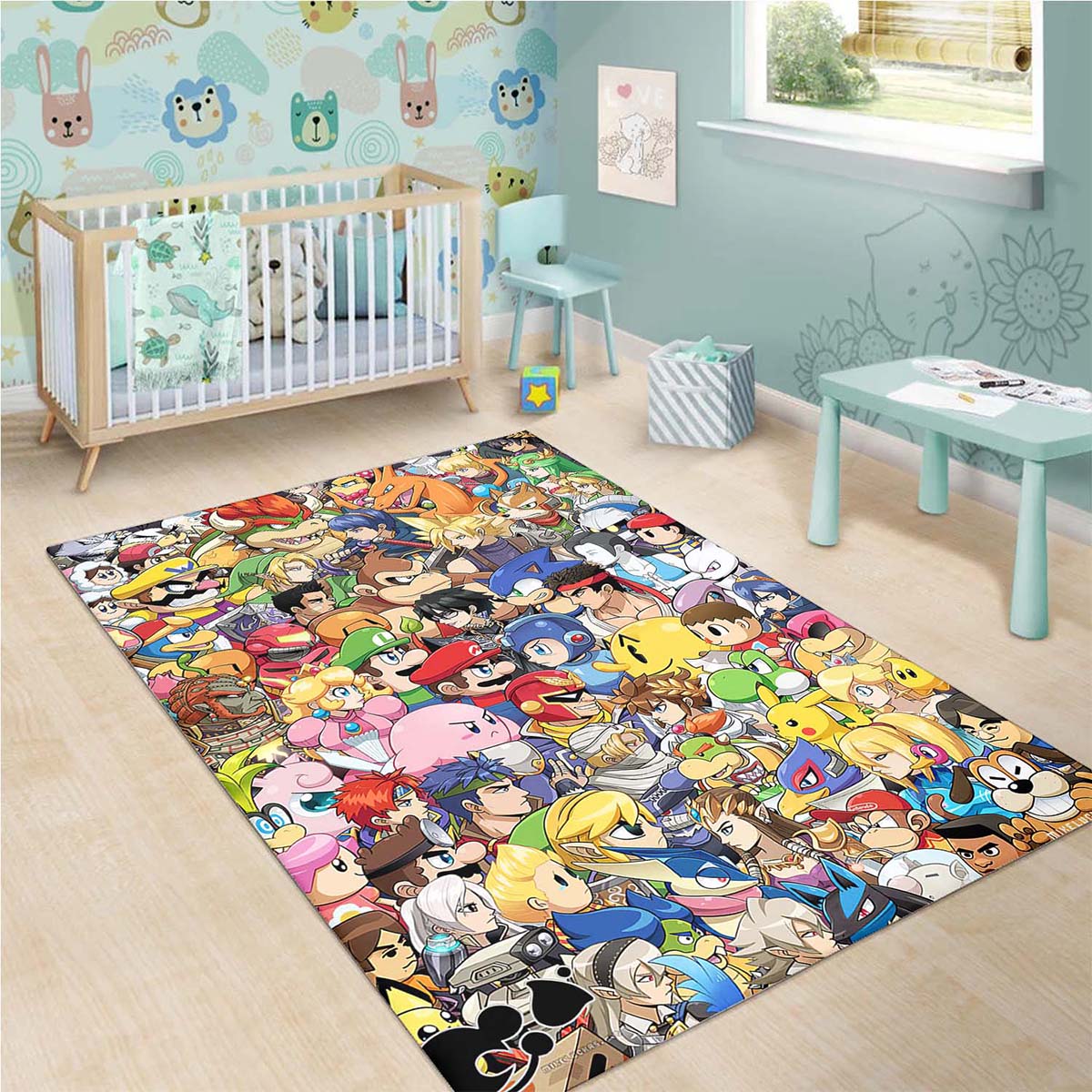 Nintendo Character Game 2 Teppich 3