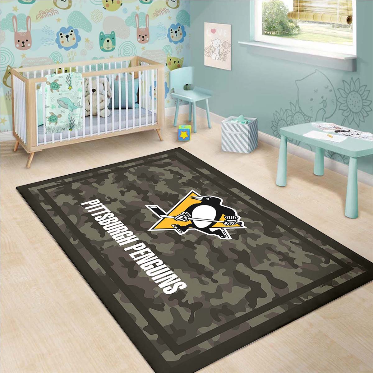 Pittsburgh Penguins Hockey Team Teppich 3