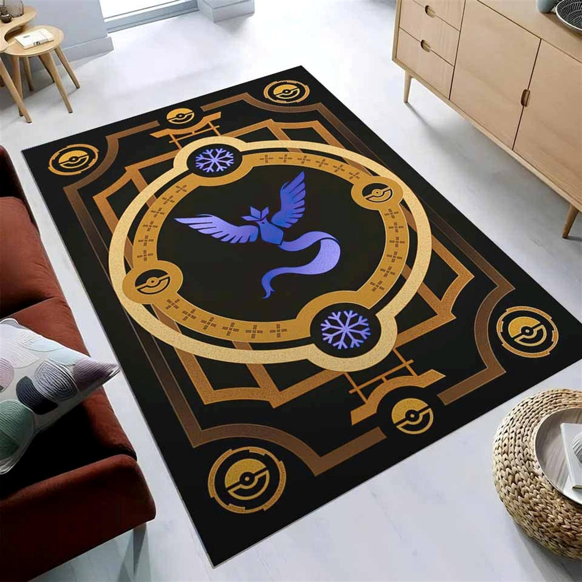 Pokemon Go Team Mystic Teppich 3