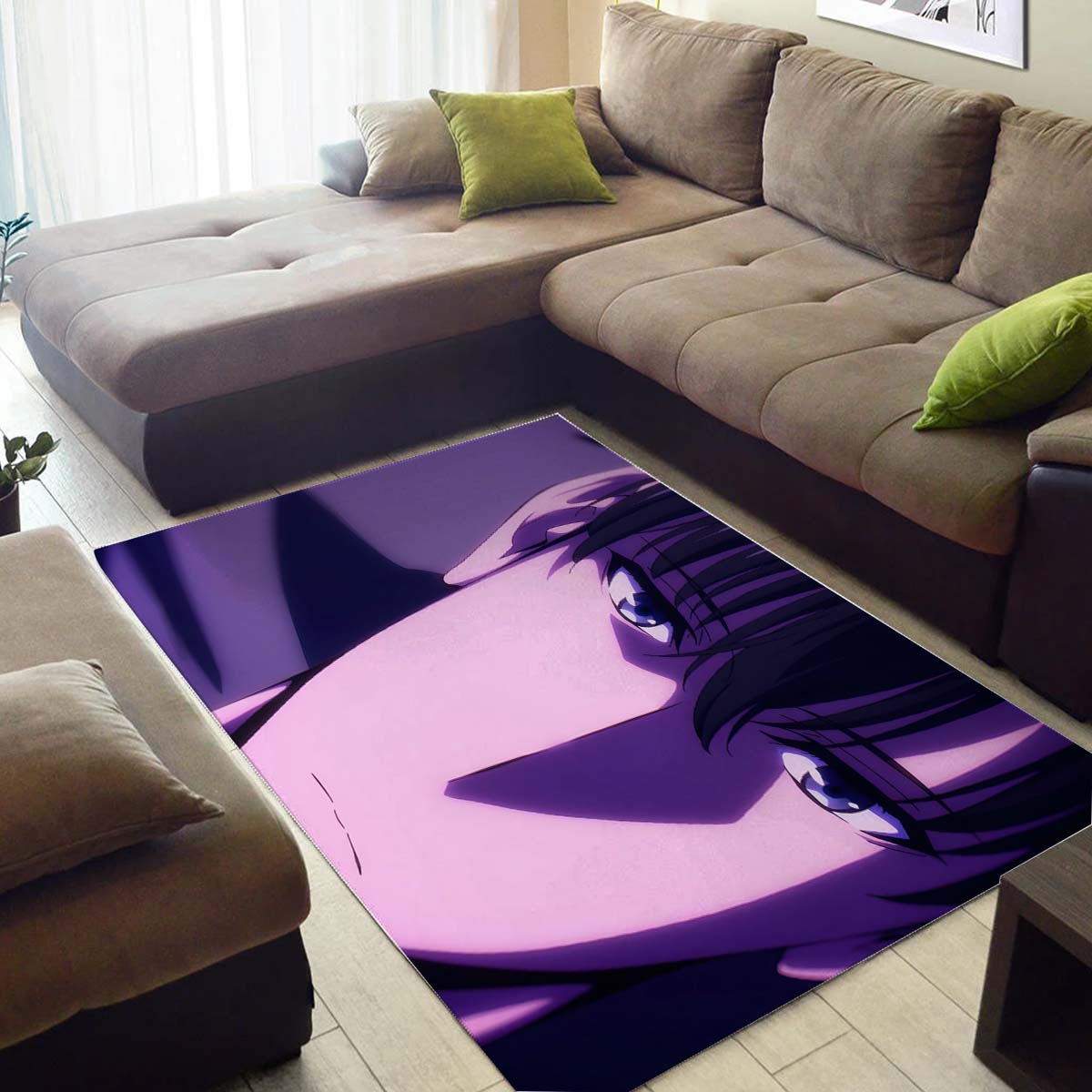 Purple Aesthetic Teppich 3
