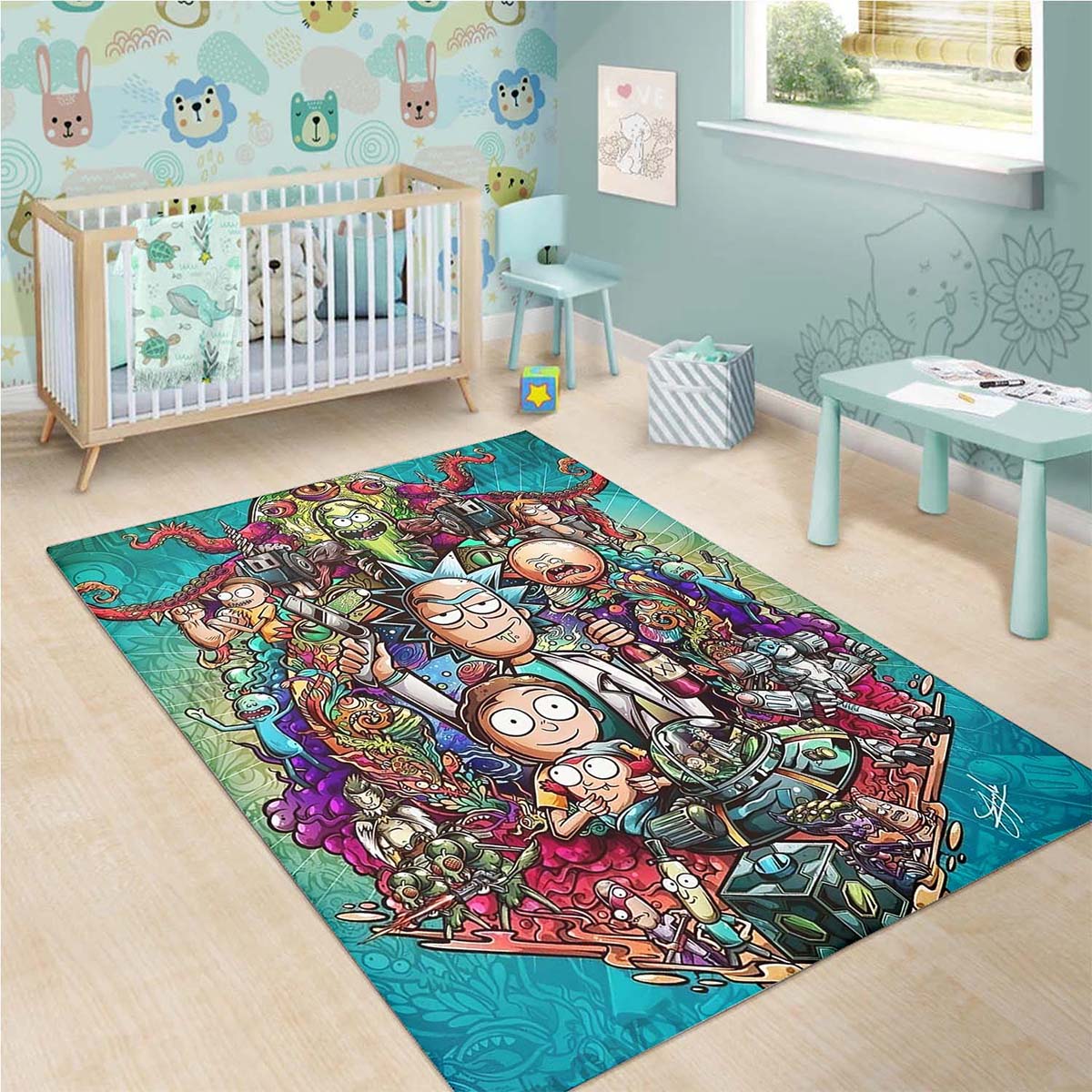 Rick And Morty Dope Teppich 3