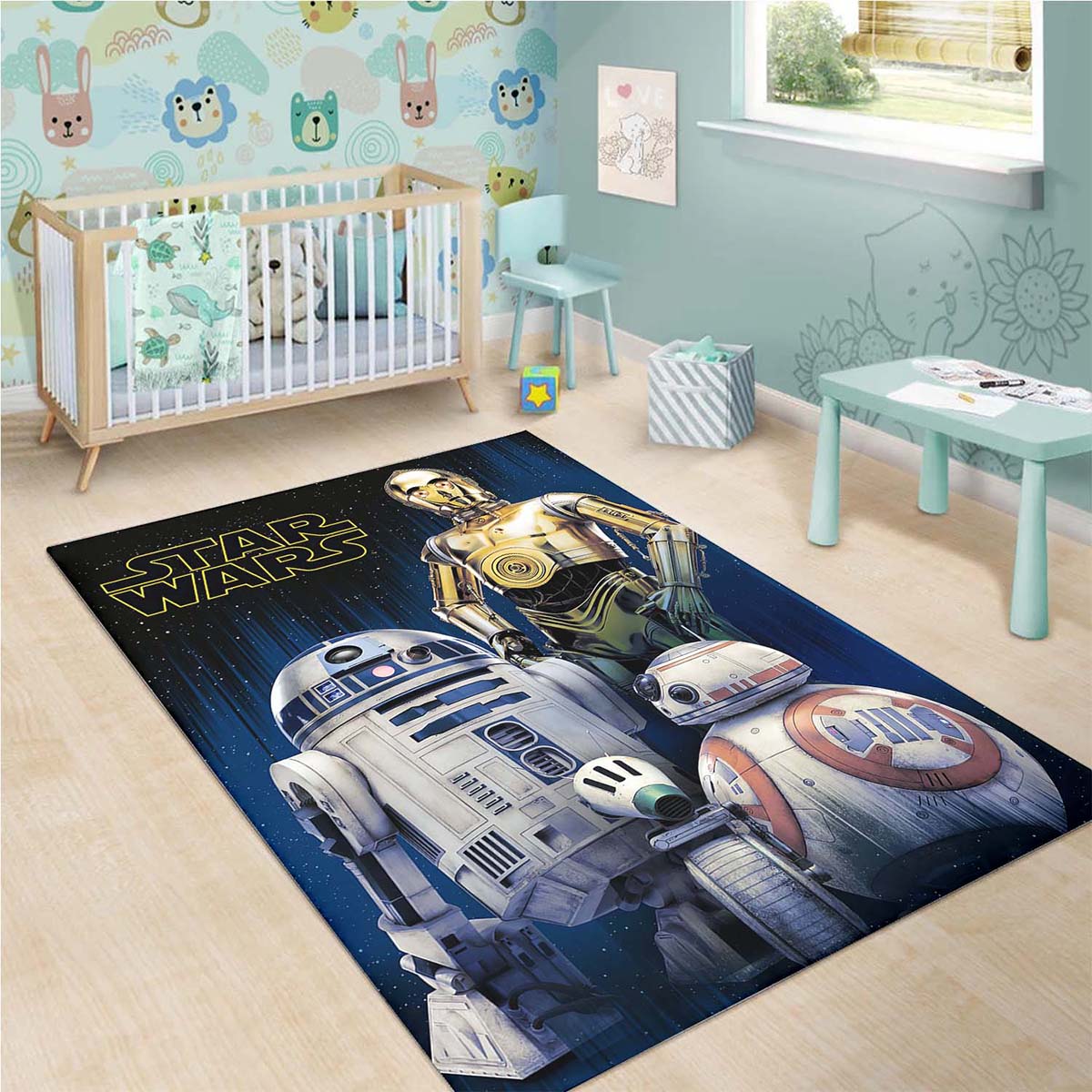 Robots Star Wars Arts Teppich 3