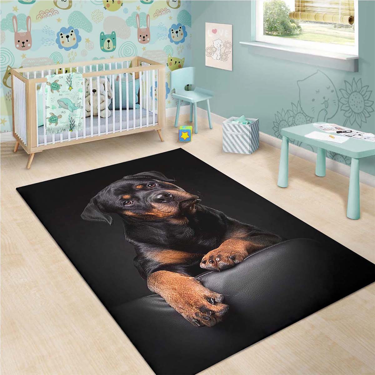 Rottweiler Hm1809148m Teppich 3
