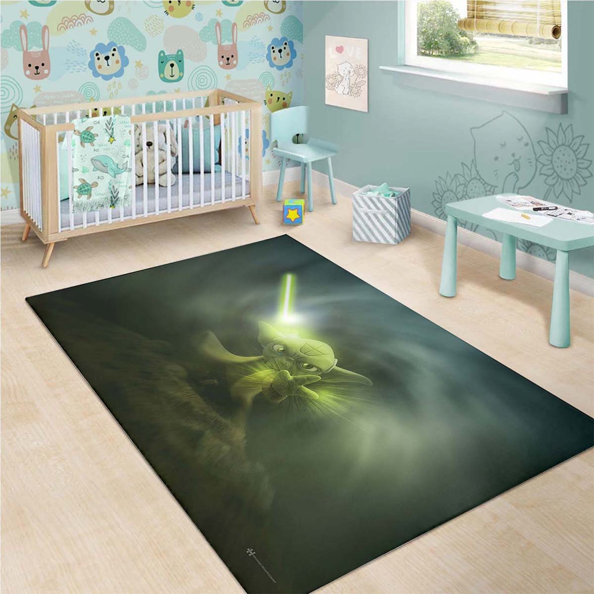 Sabre Laser Star Wars Yoda Teppich 3