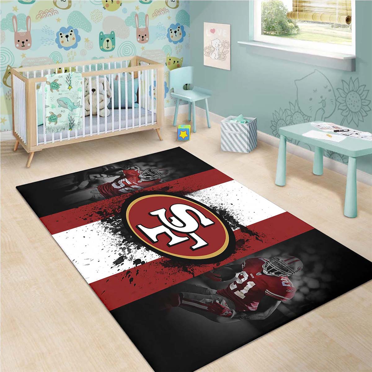 San Francisco 49ers Fuballmannschaft Teppich 3