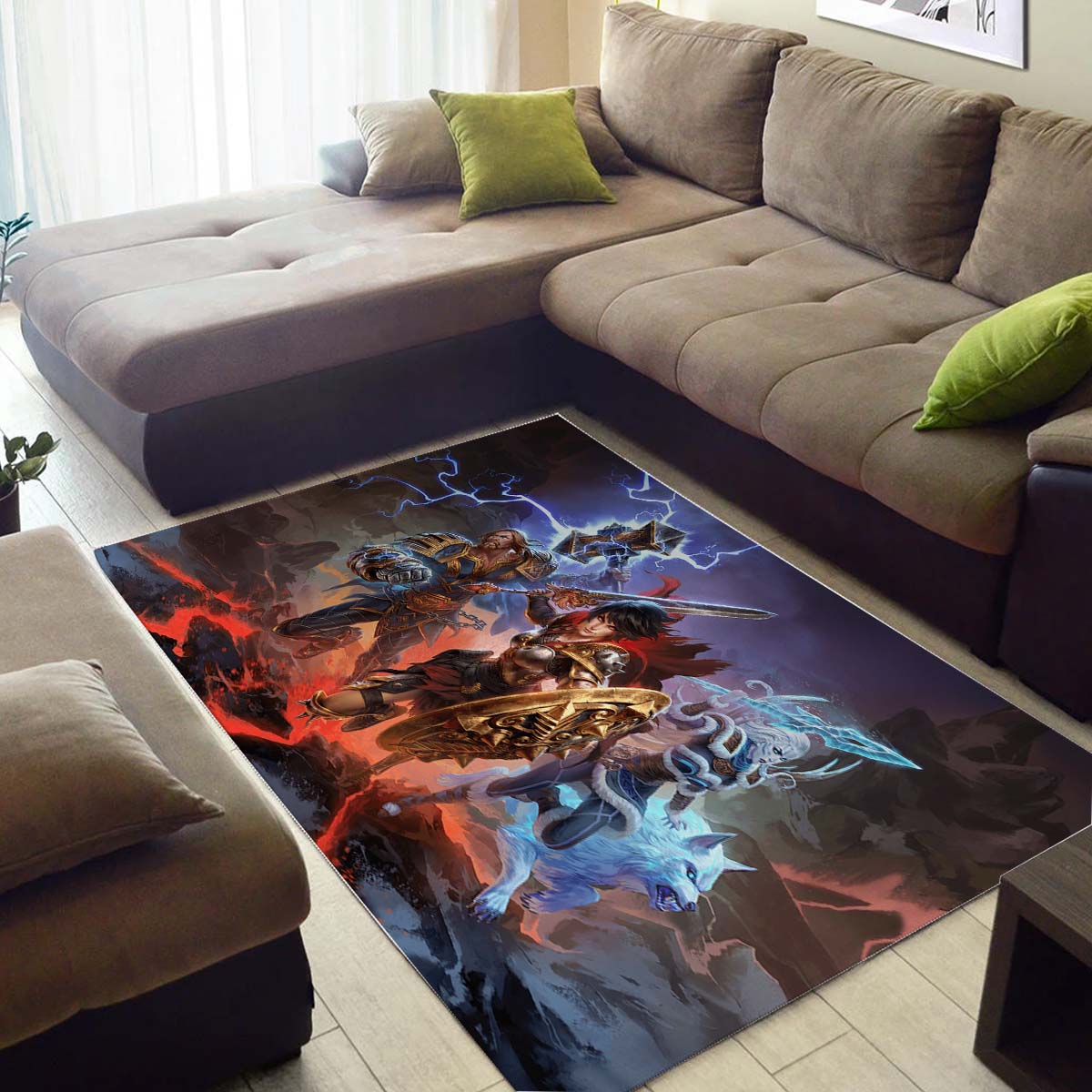 Smite 2 Gods Teppich 3