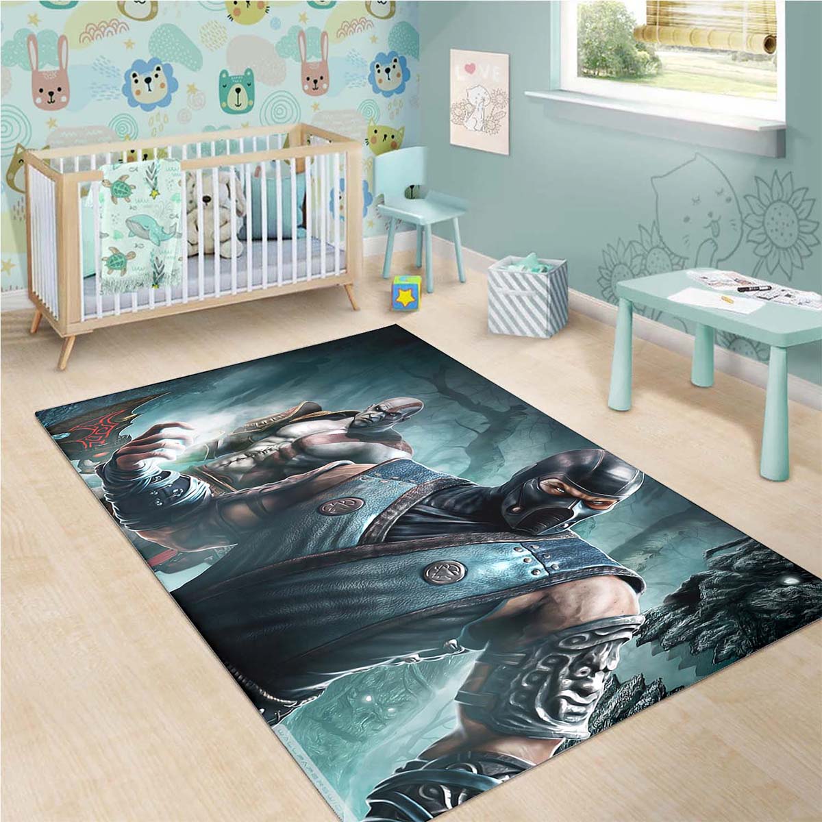 Sub Zero und Kratos Teppich 3