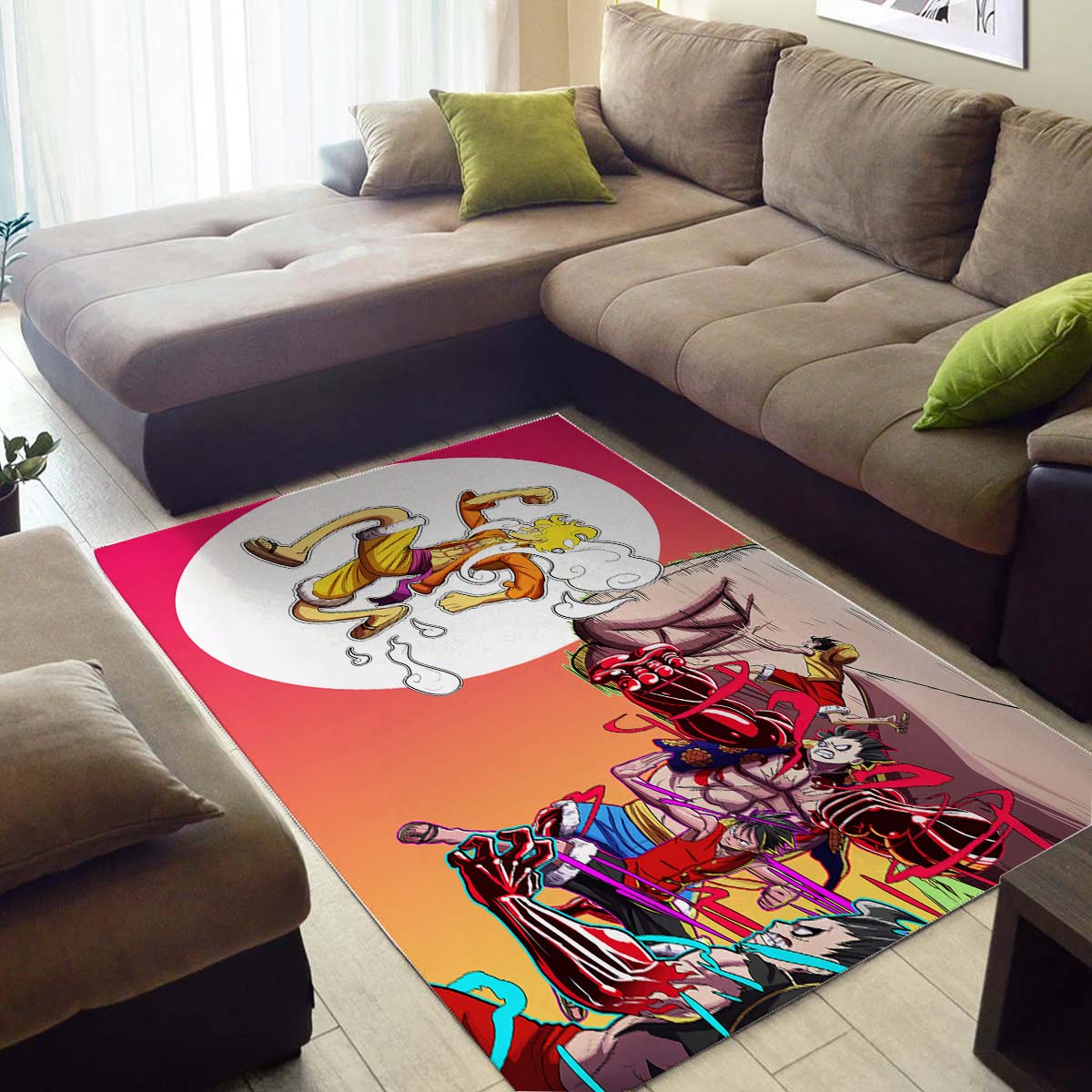 Sun God Nika Luffy Teppich 3