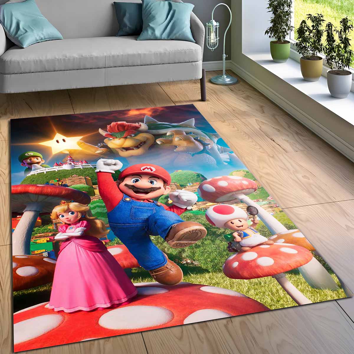Super Mario Charaktere 11 Teppich 3