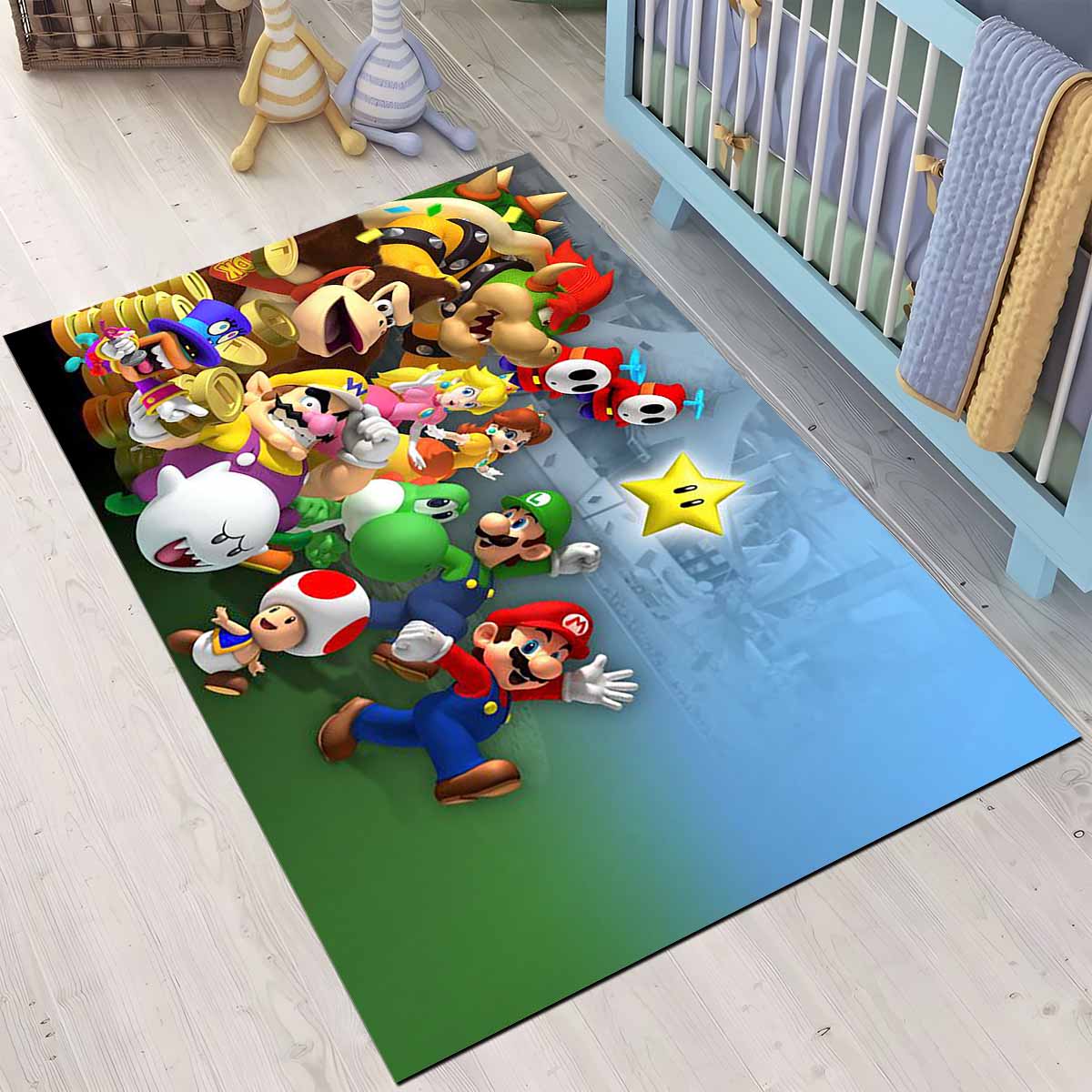 Super Mario Charaktere 8 Teppich 3