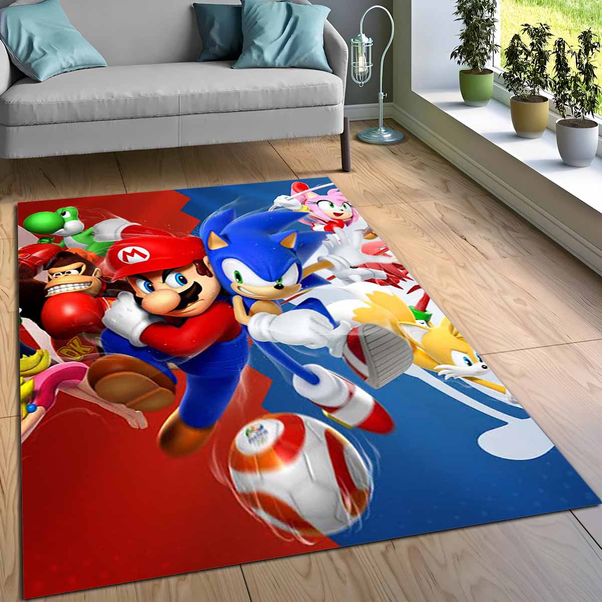 Super Mario & Sonic Nintendo-charaktere Teppich 3