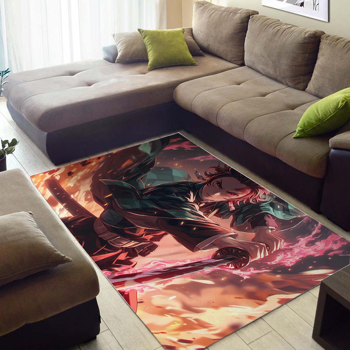 Tanjiro Kamado 3 Teppich 3
