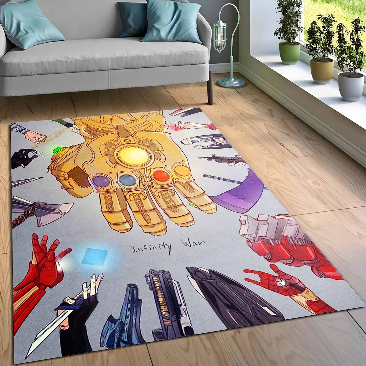 Thanos Handschuhe Avengers Marvel Infinity War Teppich 3
