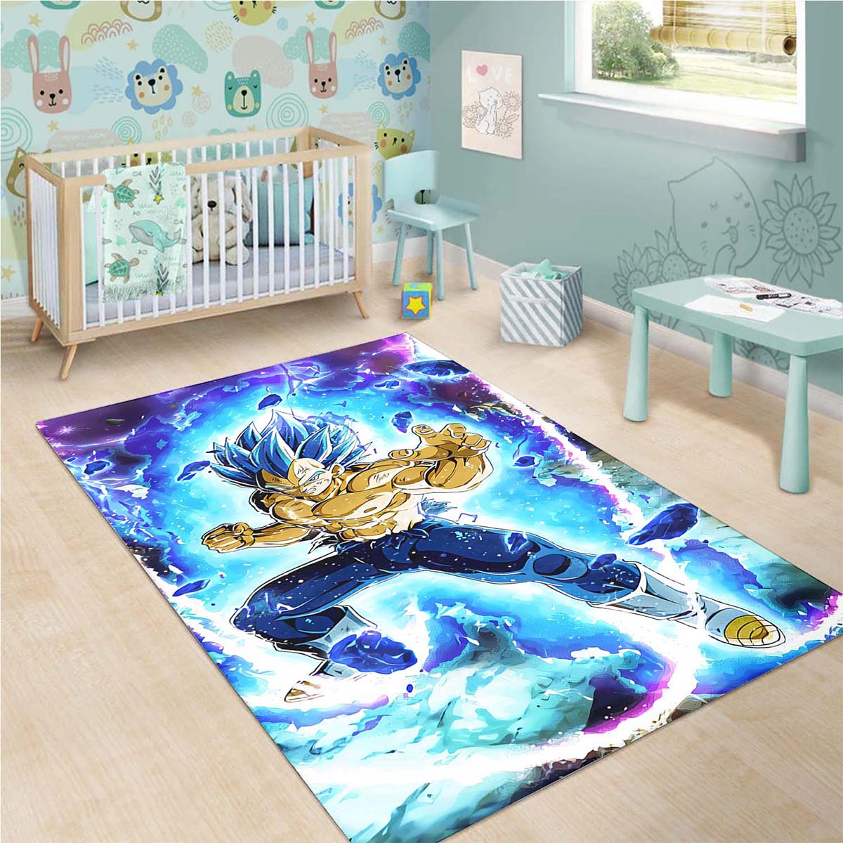 Vegeta Super Saiyans Dragon Ball Z Teppich 3