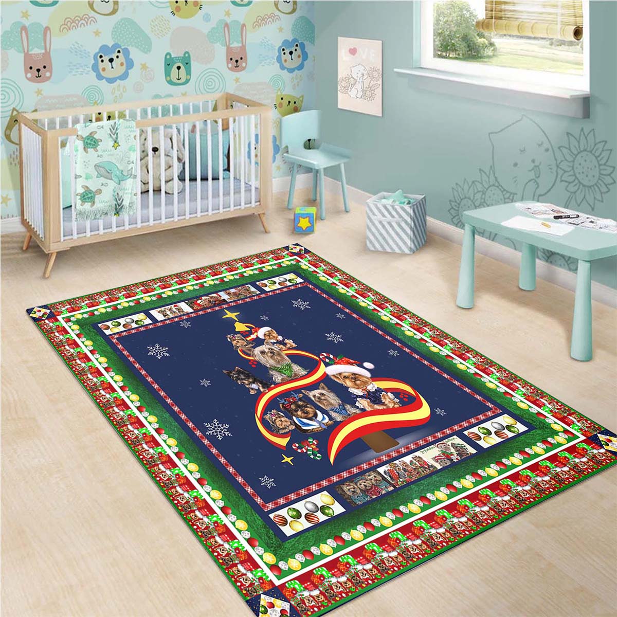 Yorkshire Dog Teppich 3