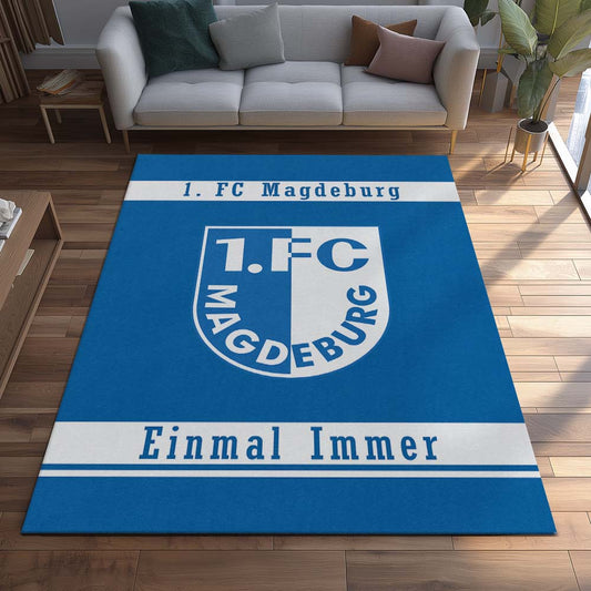 1. FC Magdeburg - FCM Teppich - Design 12 - Teppich für Fans