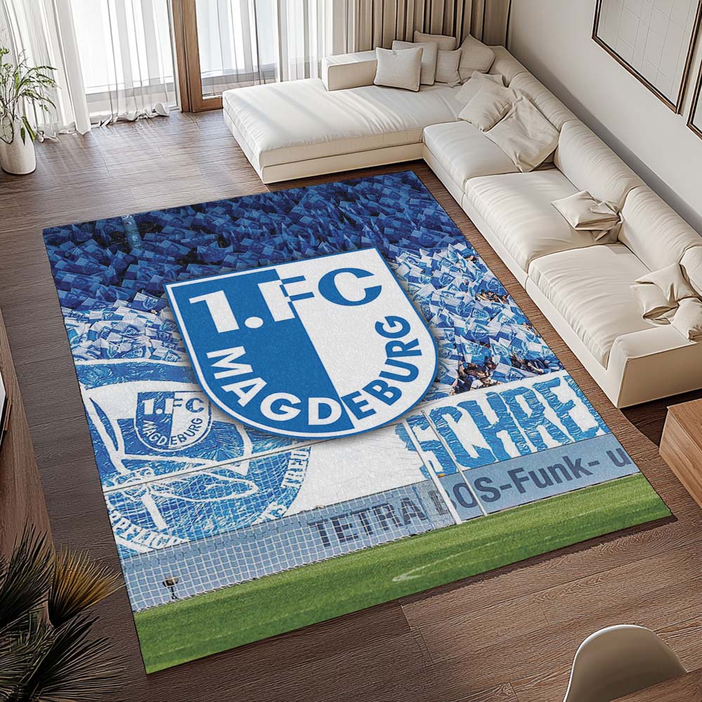 1. FC Magdeburg - FCM Teppich - Design 10 - Teppich für Fans 2