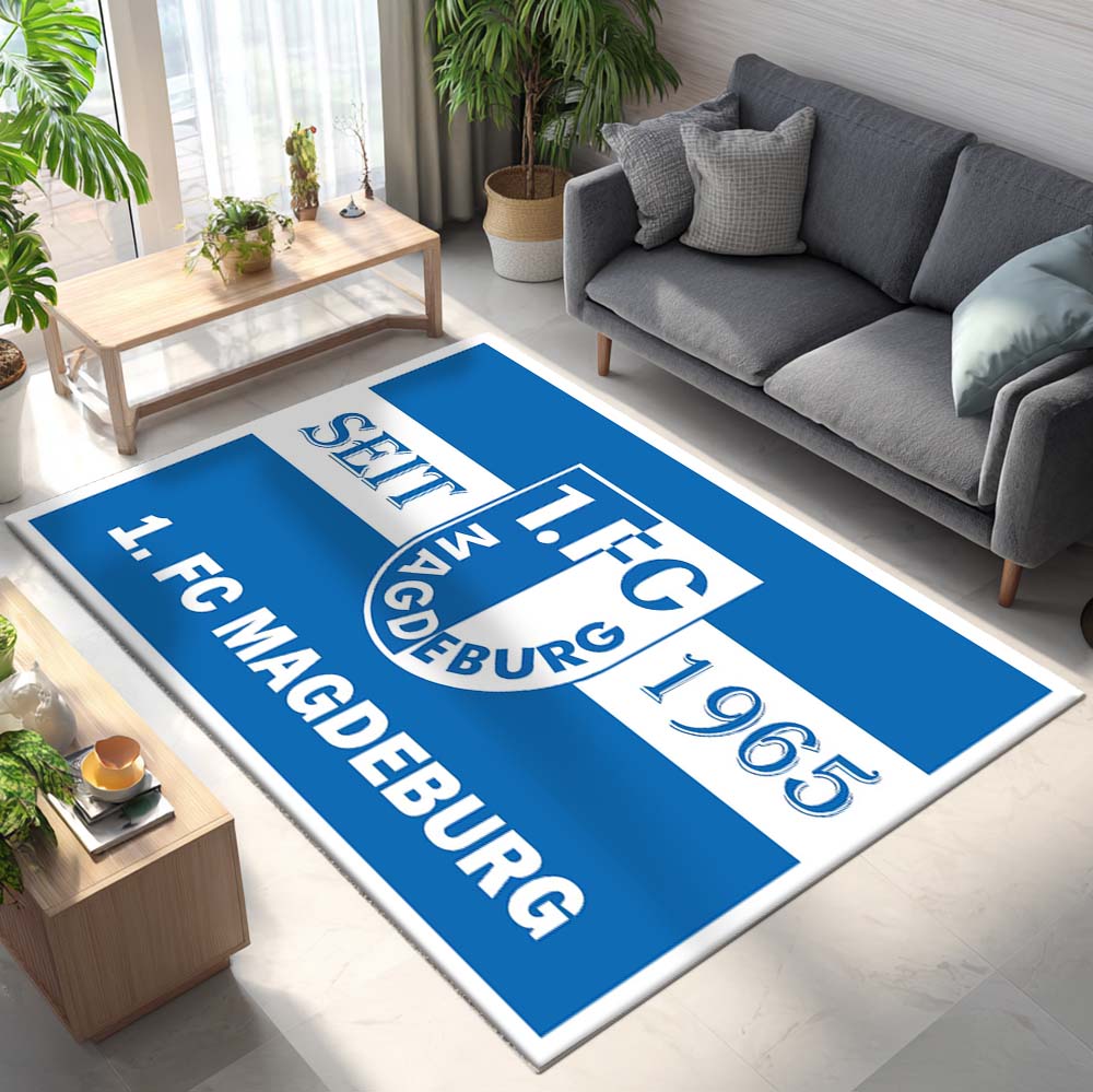 1. FC Magdeburg - FCM Teppich - Design 01 - Teppich für Fans