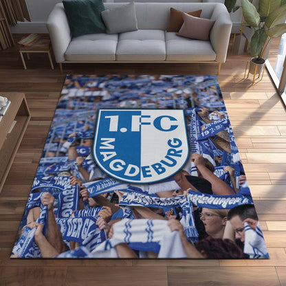 1. FC Magdeburg - FCM Teppich - Design 08 - Teppich für Fans