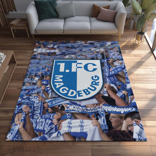 1. FC Magdeburg - FCM Teppich - Design 08 - Teppich für Fans