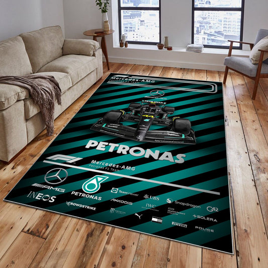 Mercedes-AMG PETRONAS F1 Team Teppich - Teppich mit Automotiv-Motiv
