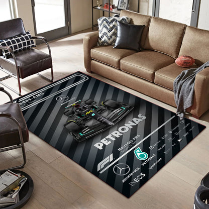 Mercedes-AMG PETRONAS F1 Team Teppich - Teppich mit Automotiv-Motiv-2