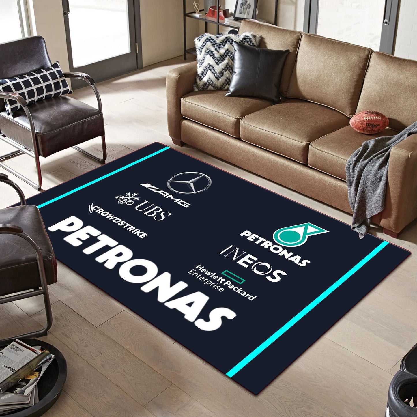 Mercedes-AMG PETRONAS F1 Team Teppich - Teppich mit Automotiv-Motiv