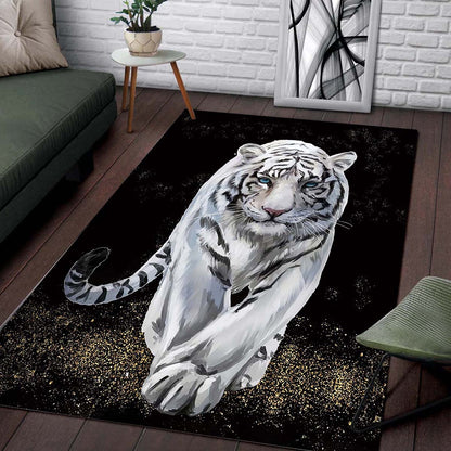 3d White Tiger Swdd0031 Teppich 2