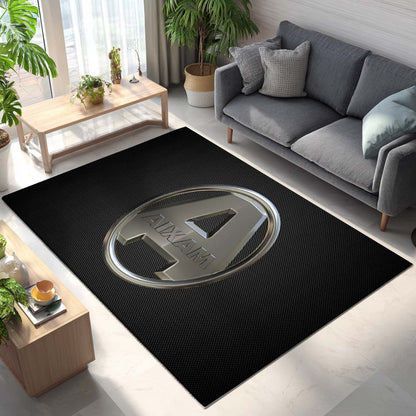 Aixam Metal Logo Style Teppich - Teppich mit Automotiv-Motiv