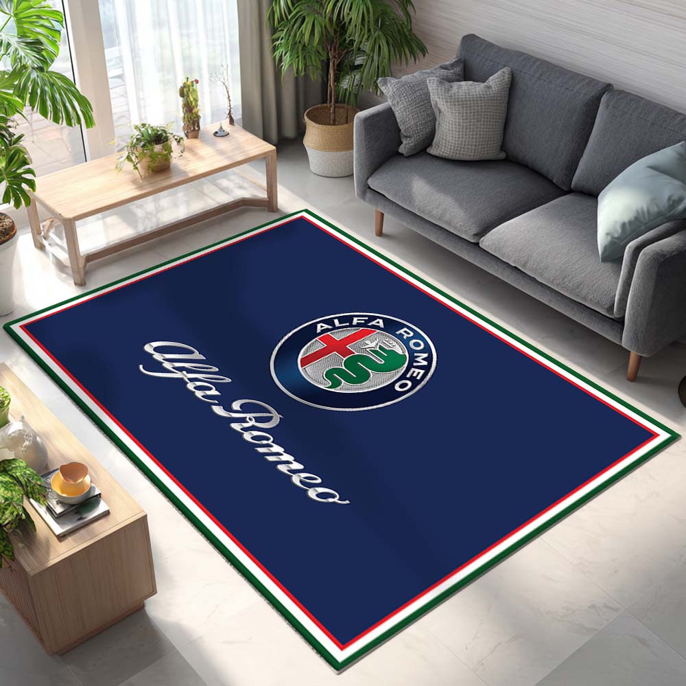 Alfa Romeo Sport Car Teppich - Teppich mit Automotiv-Motiv