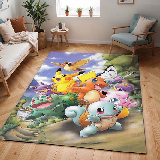 Alle glücklichen Pokémon Teppich - TOK