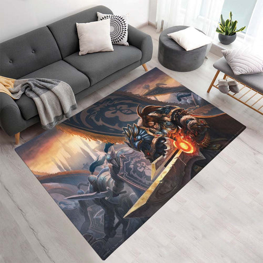 Anduin Wrynn Die Allianz-Armee World of Warcraft WOW Kampf Teppich - TOK