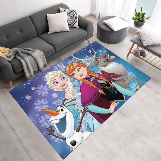 Anna Elsa Olaf Die Eiskönigin - Frozen Disney 1007 Teppich - TOK
