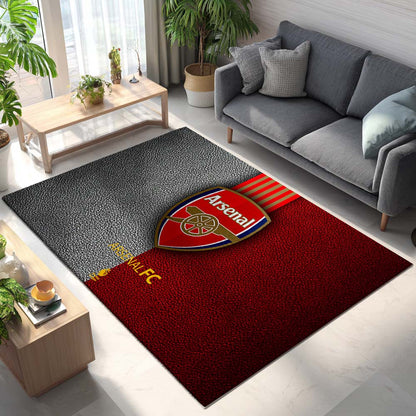 Arsenal FC Premier League Red Background Teppich 2