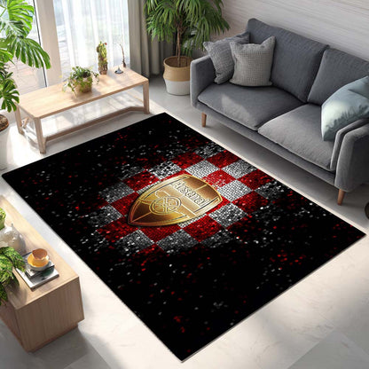 Arsenal FC Signature Diamond Pattern Teppich 2