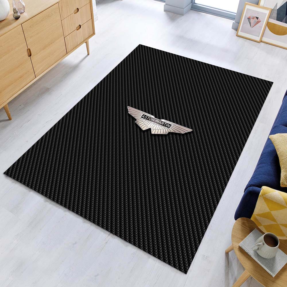 Aston Martin Carbon Teppich - Teppich mit Automotiv-Motiv
