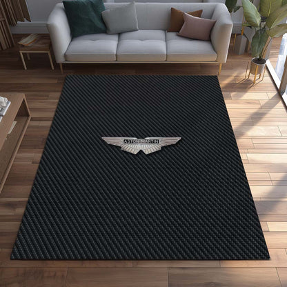 Aston Martin Carbon Teppich - Teppich mit Automotiv-Motiv-2