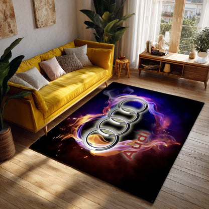 Audi Fire Heart Teppich - Teppich mit Automotiv-Motiv-2