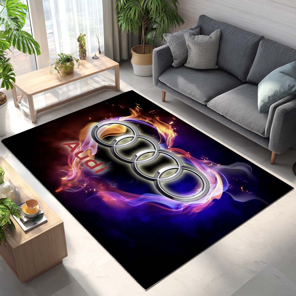 Audi Fire Heart Teppich - Teppich mit Automotiv-Motiv