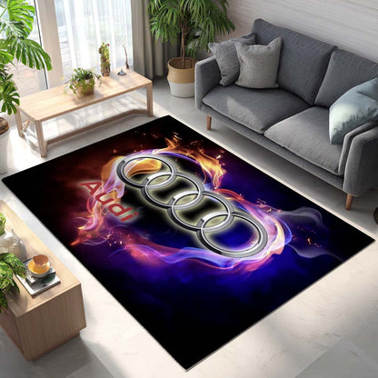 Audi Fire Heart Teppich - Teppich mit Automotiv-Motiv