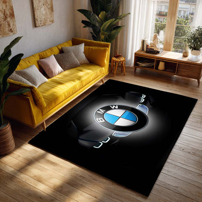 BMW Dark Background Teppich - Teppich mit Automotiv-Motiv-2
