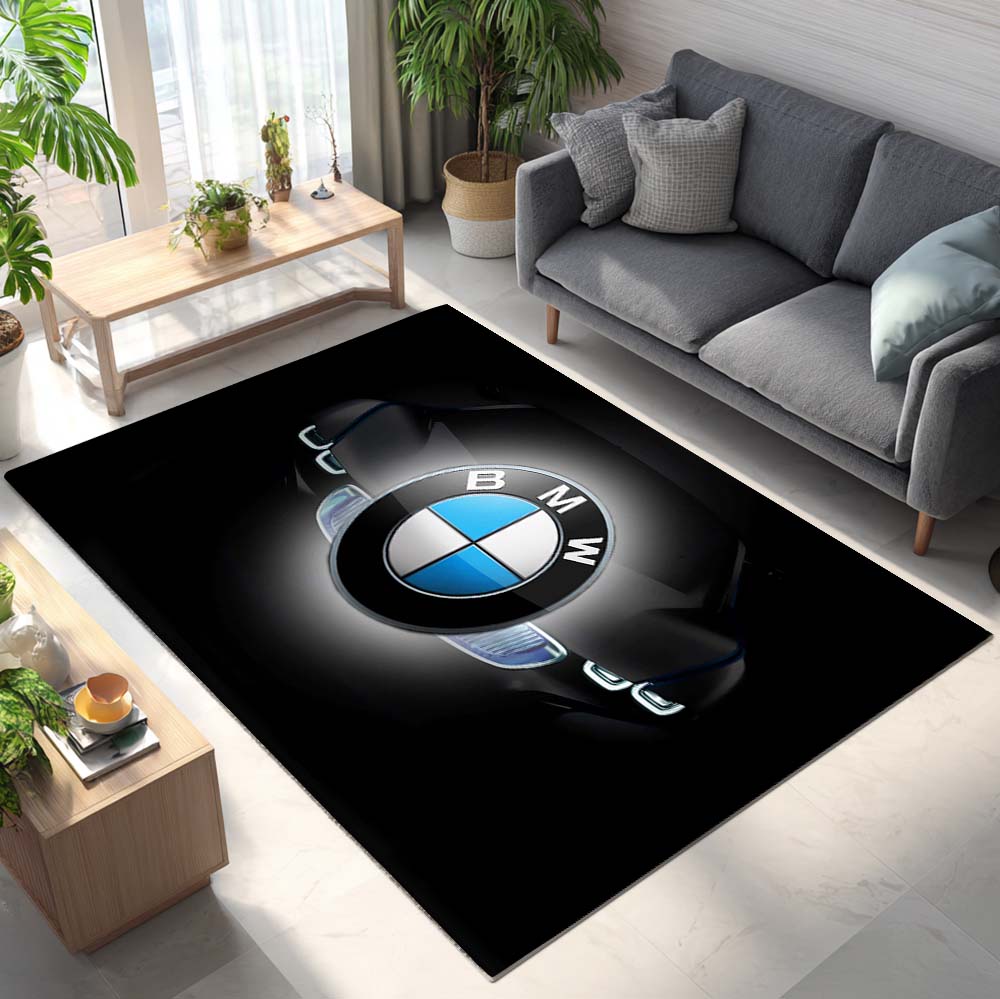 BMW Dark Background Teppich - Teppich mit Automotiv-Motiv