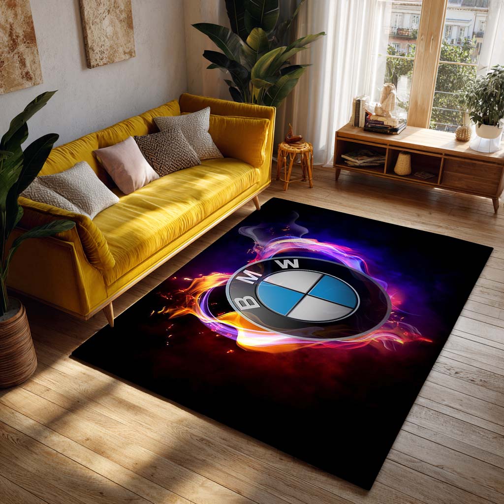 BMW Heart Fire Teppich - Teppich mit Automotiv-Motiv-2