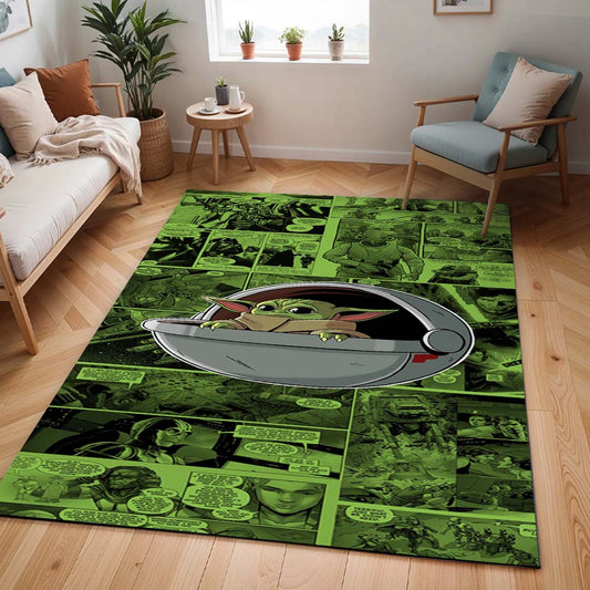 Baby Yoda Grogu Star Wars Der Mandalorianer Teppich - TOK